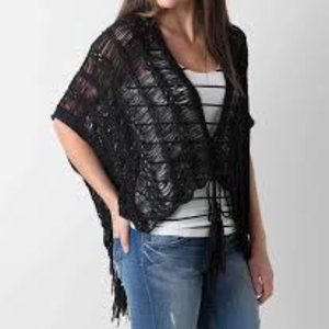 DAYTRIP PONCHO BLACK XS/S